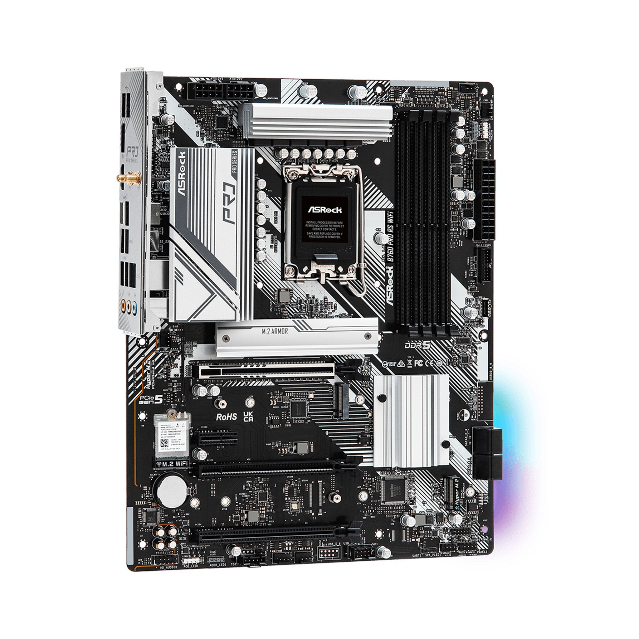 Mainboard ASRock B760 Pro RS WiFi | Intel B760, Socket 1700, ATX, 4 khe DDR5