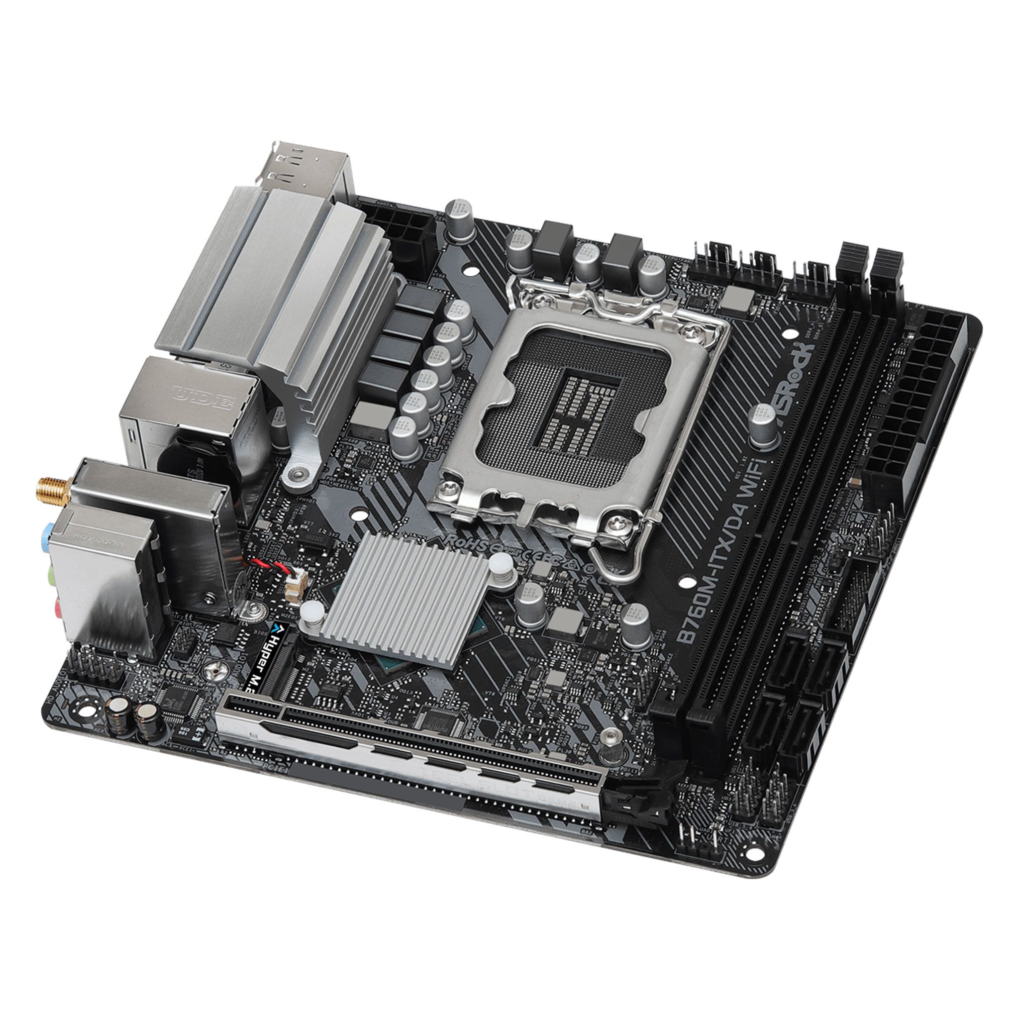 Mainboard ASRock B760M-ITX/D4 WiFi | Intel B760, Socket 1700, Mini-ITX, 2 khe DDR4