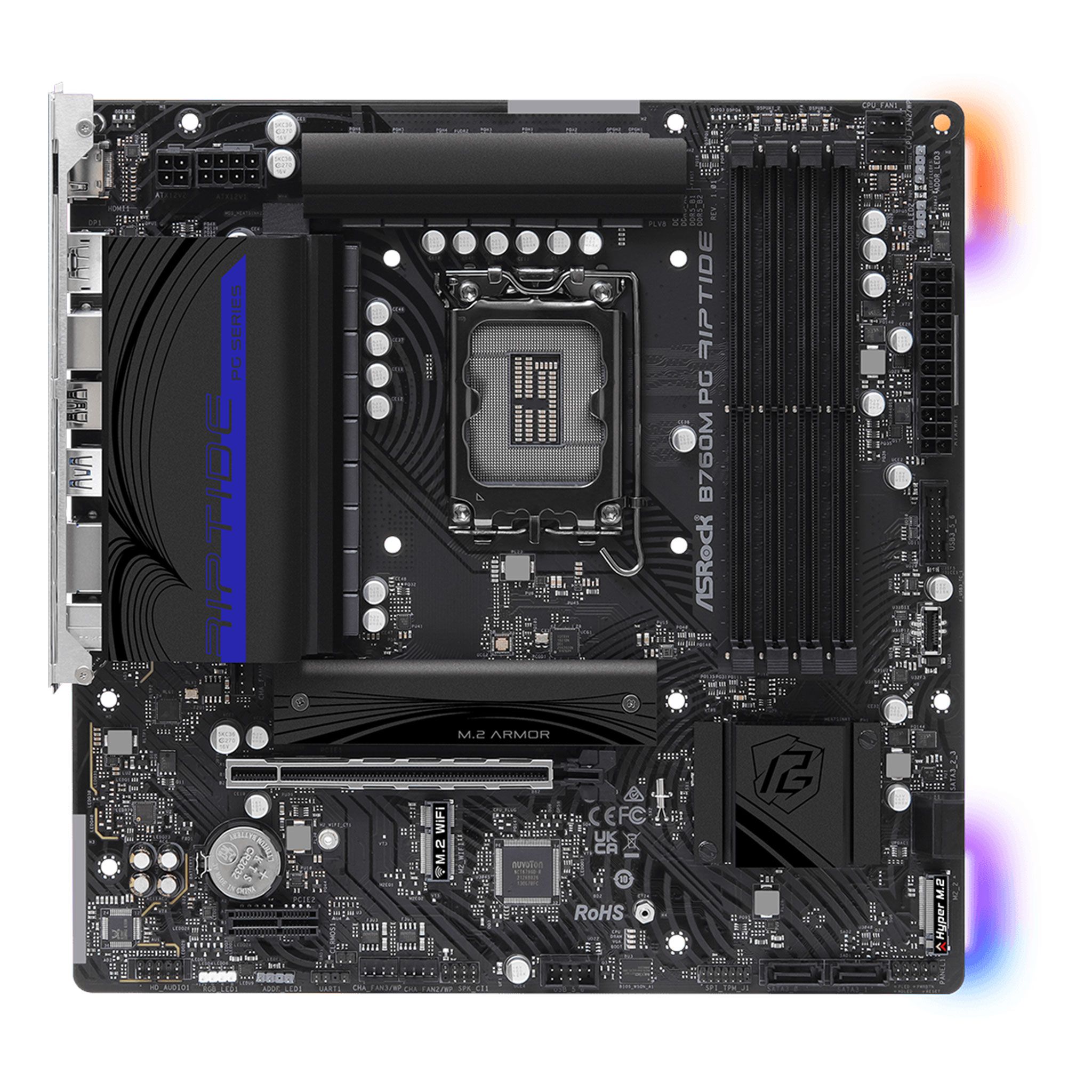 Mainboard ASRock B760M PG Riptide | Intel B760, Socket 1700, Micro ATX, 4 khe DDR5