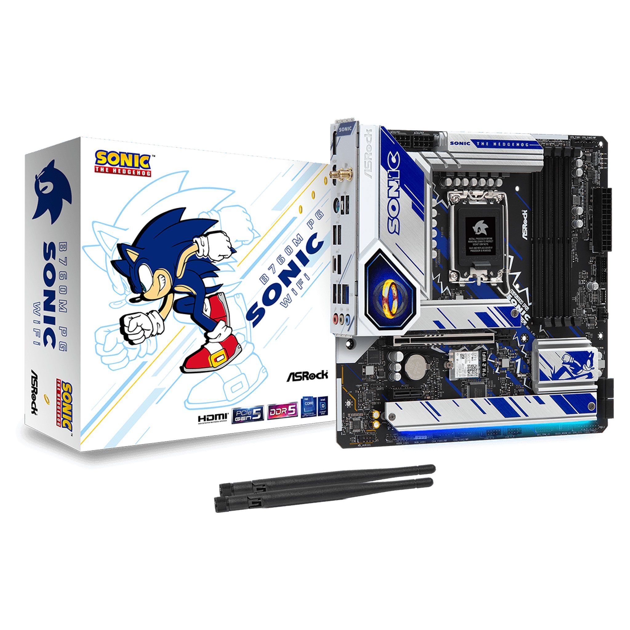 Mainboard ASRock B760M PG Sonic WiFi | Intel B760, Socket 1700, Micro ATX, 4 khe DDR5