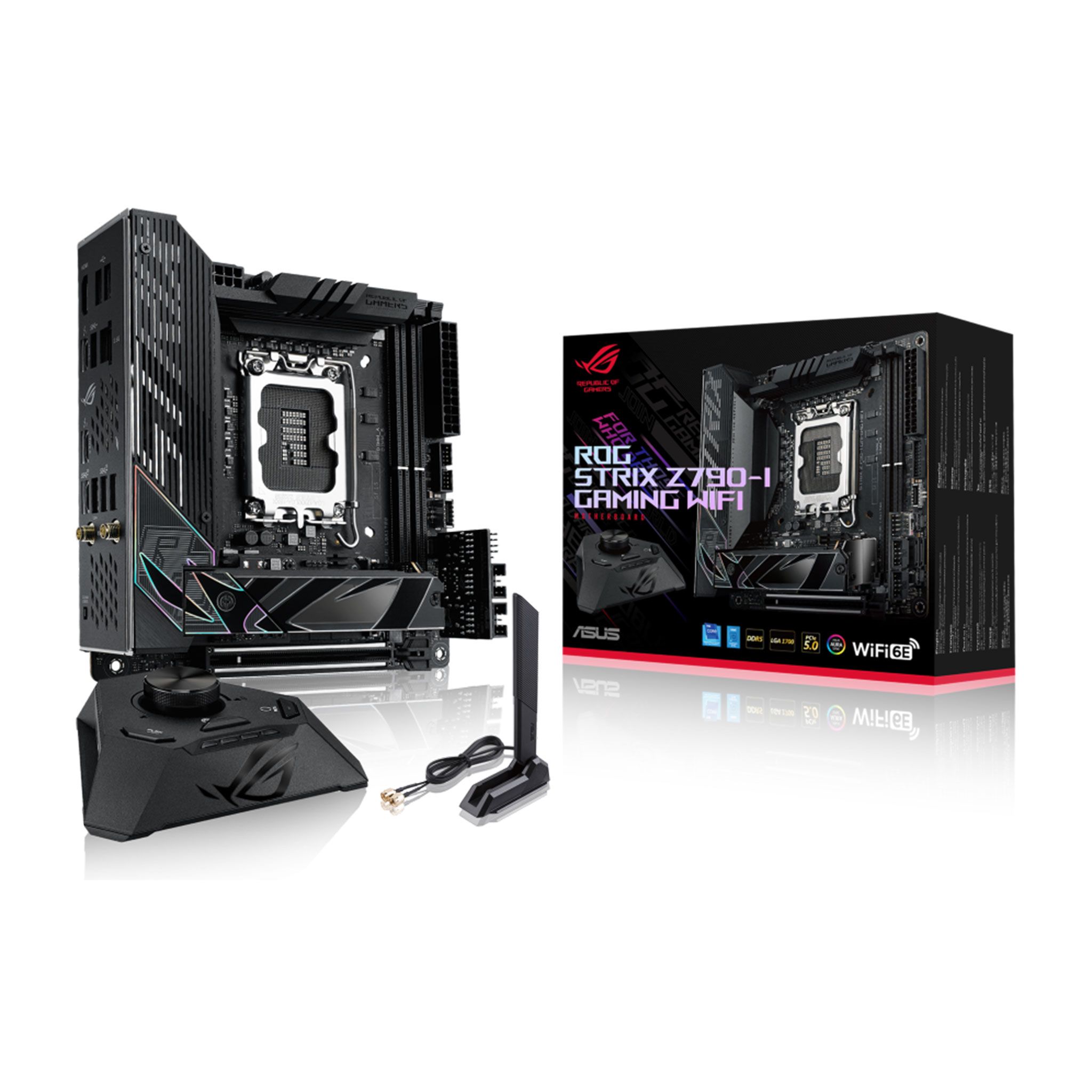 Mainboard ASUS ROG Strix Z790-I Gaming WiFi 90MB1CM0-M0EAY0 | Intel Z790, Socket 1700, Mini ITX, 2 khe DDR5