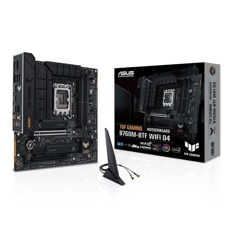 Mainboard Asus TUF Gaming B760M-BTF WIFI D4 90MB1E50-M0EAY0 | Intel B760, Socket 1700, micro ATX, 4 khe DDR4