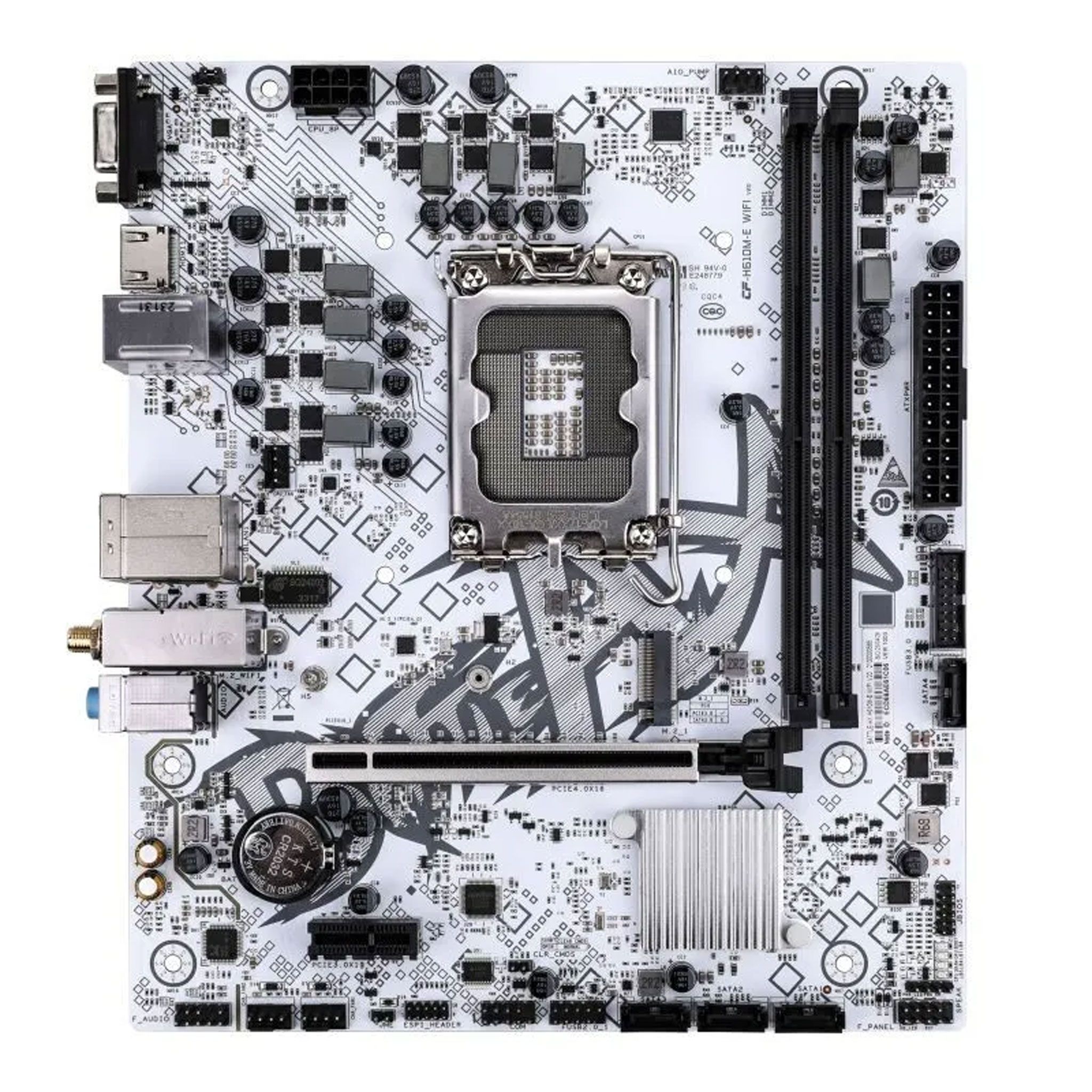 Mainboard Colorful BATTLE-AX H610M-E WIFI V20 | Intel H610, Socket 1700, M-ATX, 2 khe DDR4