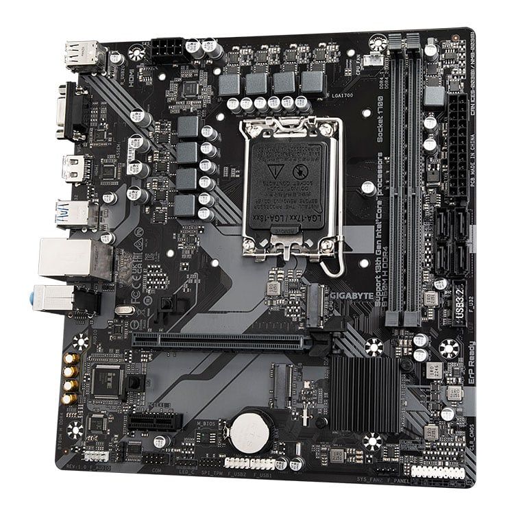 Mainboard Gigabyte B760M H DDR4 | Intel B760, LGA 1700, Micro ATX, 2 khe DDR4