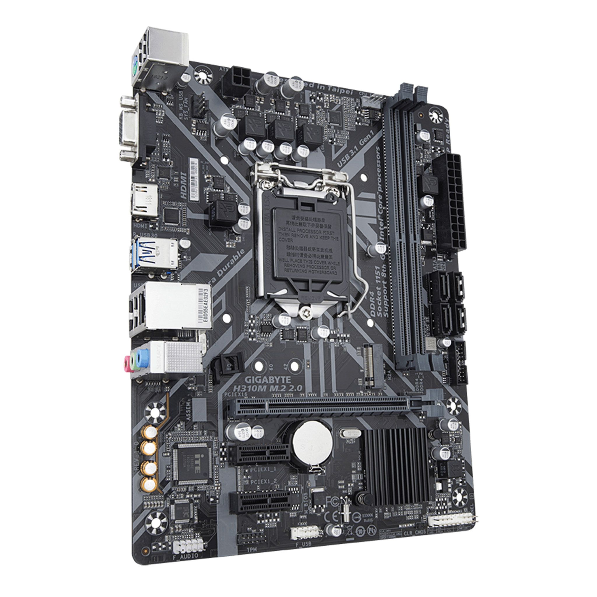 Mainboard Gigabyte H310M M.2 2.0 (rev. 1.x) | Intel H310, Socket 1151, ATX, 2 khe DDR4