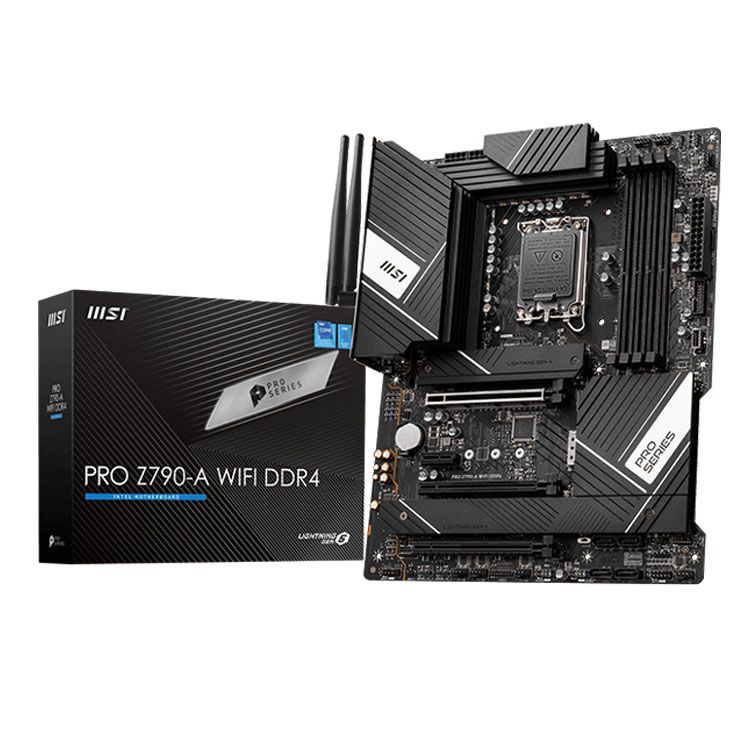 Mainboard MSI PRO Z790-A WIFI DDR4 | Intel Z790, Socket 1700, ATX, 4 khe DDR4