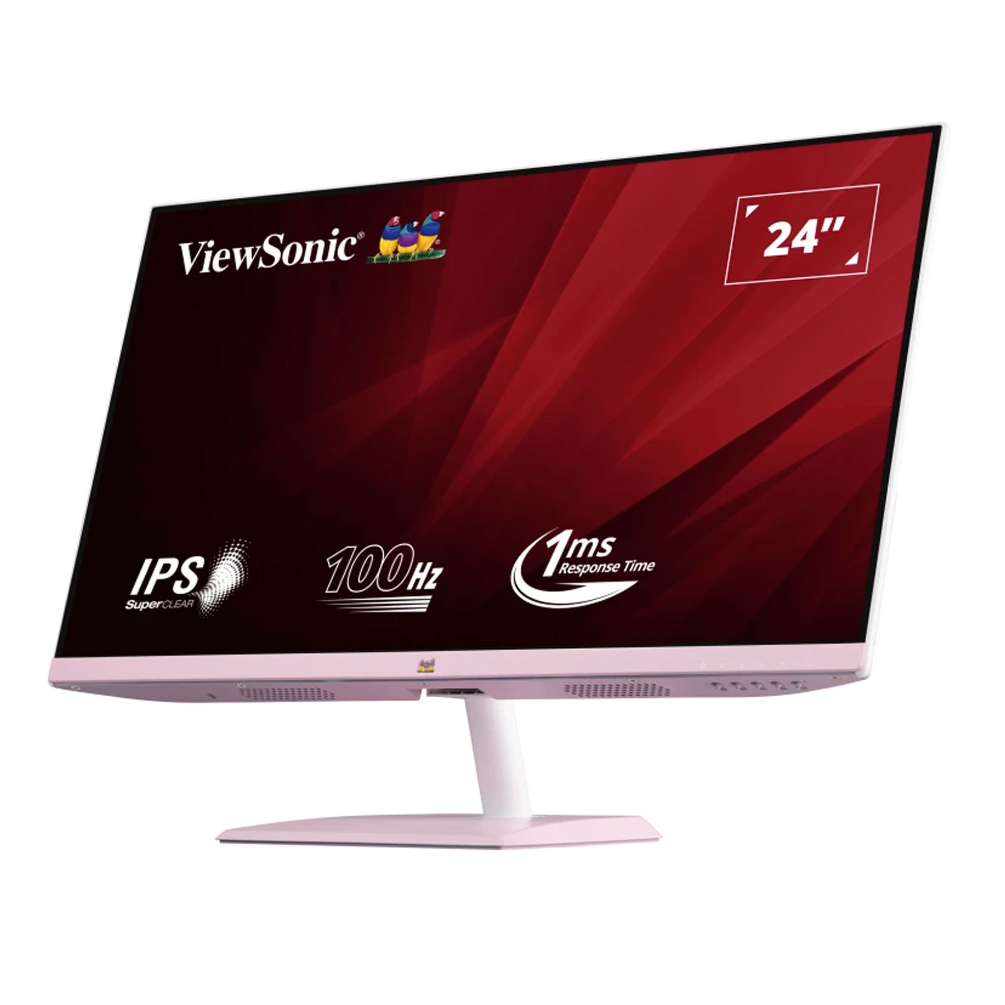 Màn hình Viewsonic VA2436-H-PN Hồng | 24 inch, Full HD, IPS, 100Hz, 1ms, phẳng