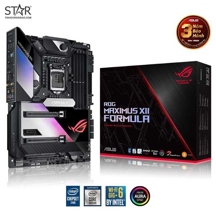 Mainboard Asus ROG MAXIMUS XII FORMULA Z490 LGA1200