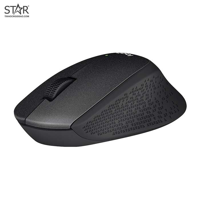 Chuột không dây Logitech M331 | Đen, 2.4GHz, Silent