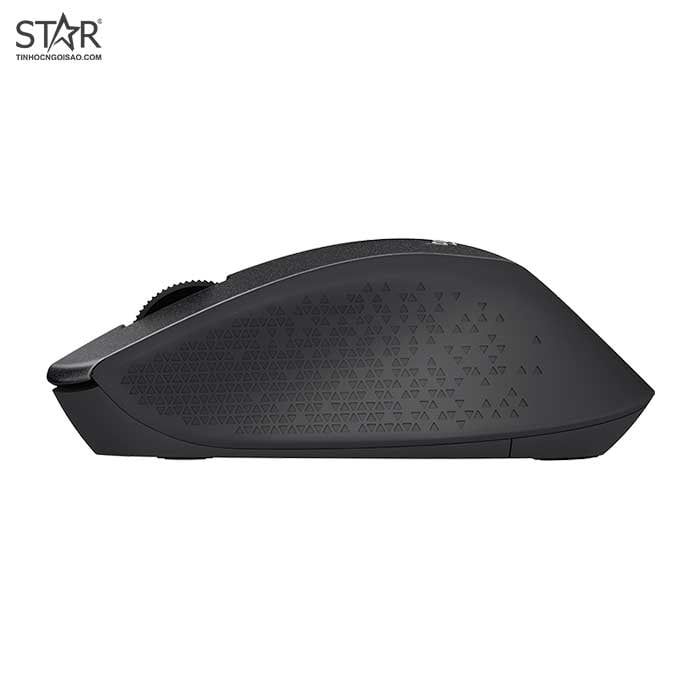 Chuột không dây Logitech M331 | Đen, 2.4GHz, Silent