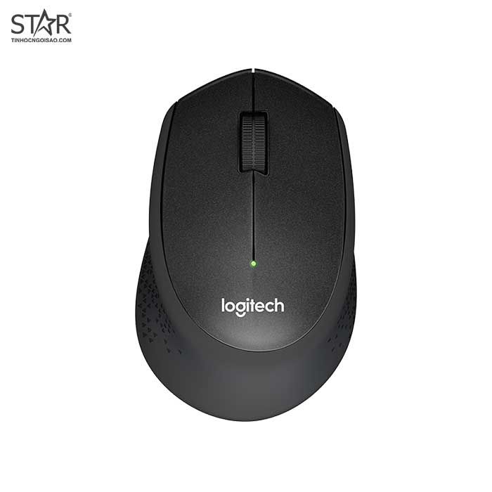 Chuột không dây Logitech M331 | Đen, 2.4GHz, Silent