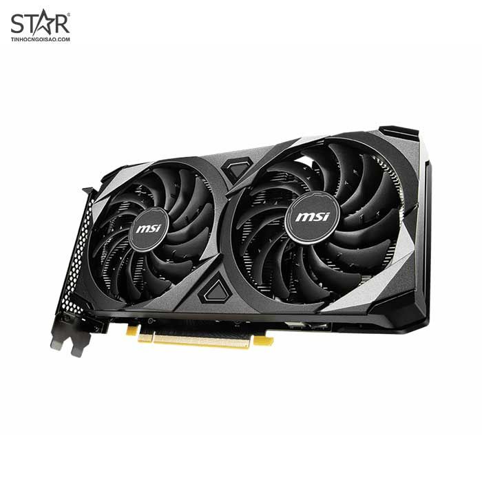 Card màn hình VGA VGA MSI RTX 3060 12GB GDDR6 Ventus 2X OC LHR (GeForce RTX 3060 VENTUS 2X 12GB OC LHR)