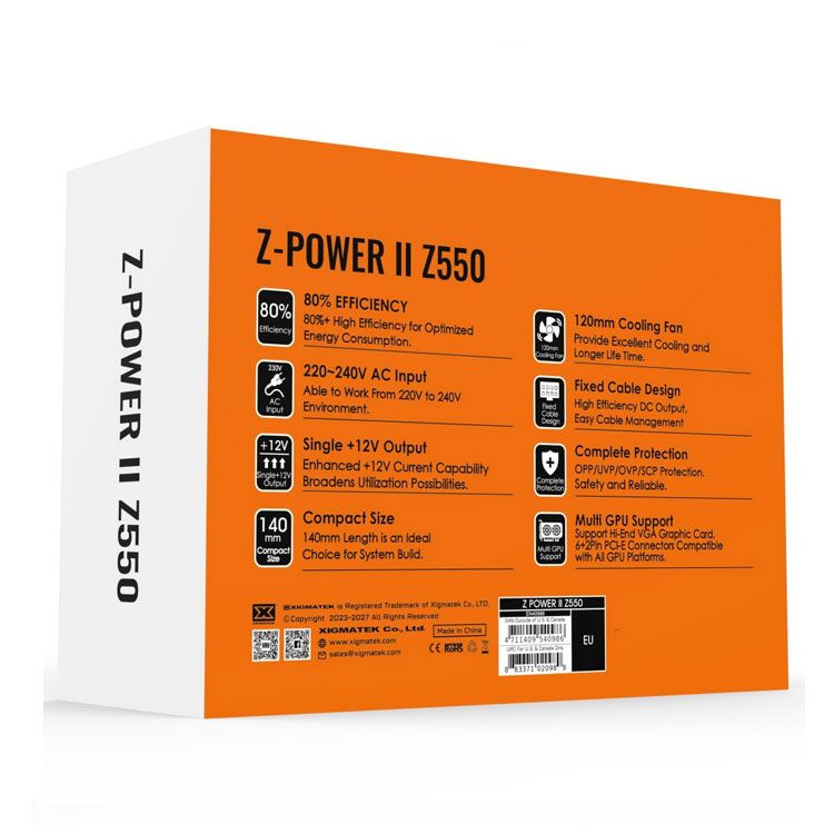 Nguồn Xigmatek Z Power-II 550 | 400W