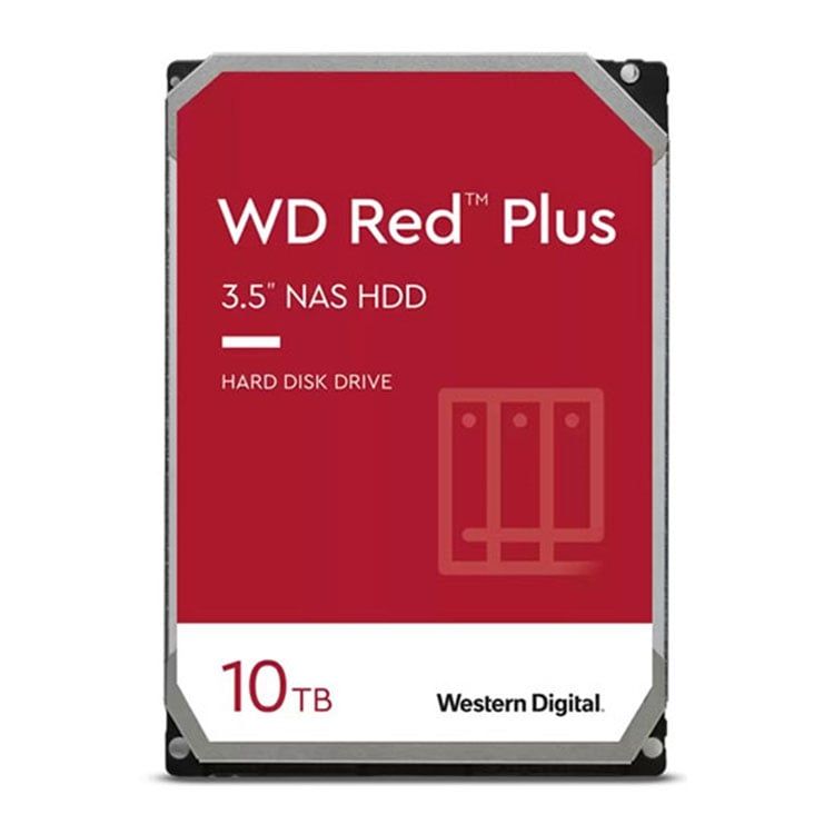 Ổ cứng HDD Western Digital Red Plus 10TB | 3.5 inch, 256MB Cache, 7200RPM (WD101EFBX)