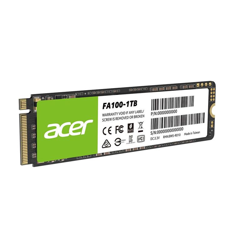 Ổ cứng SSD ACER FA100 1TB | M.2 PCIe Gen3x4