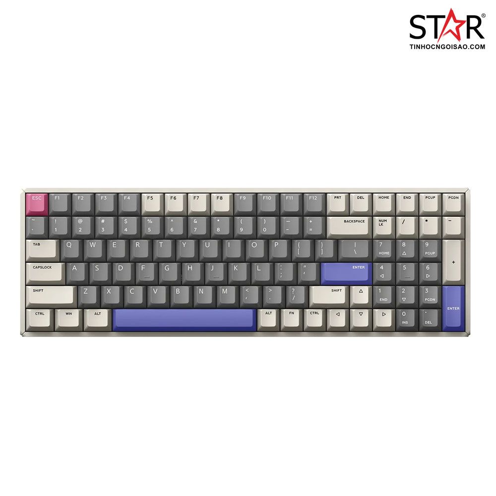 Bàn Phím Cơ Không Dây IQUNIX F97 Variable X Wireless RGB RGB Cherry Brown Switch