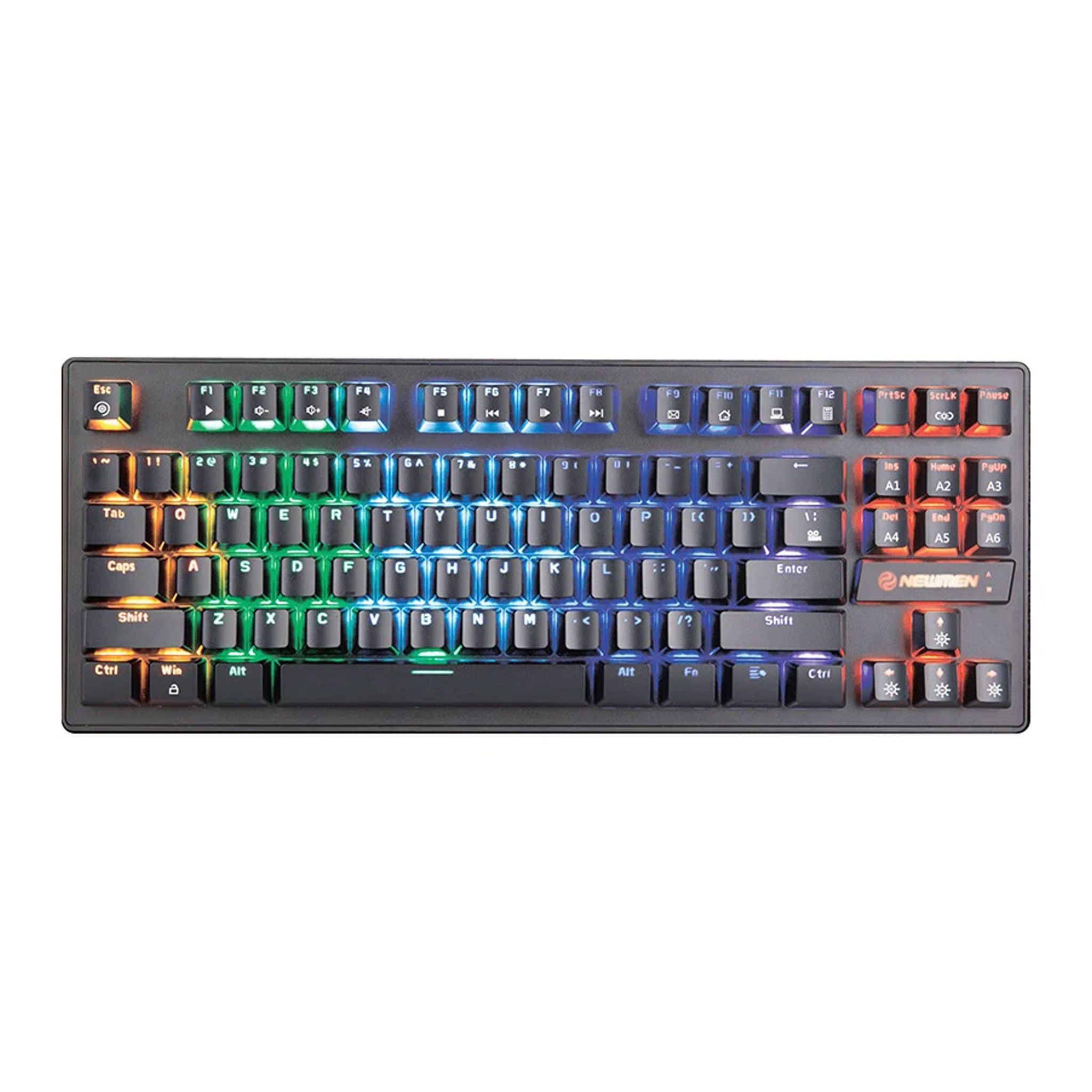 Bàn phím cơ Gaming Newmen GE87 Black | Brown Switch, Tenkeyless