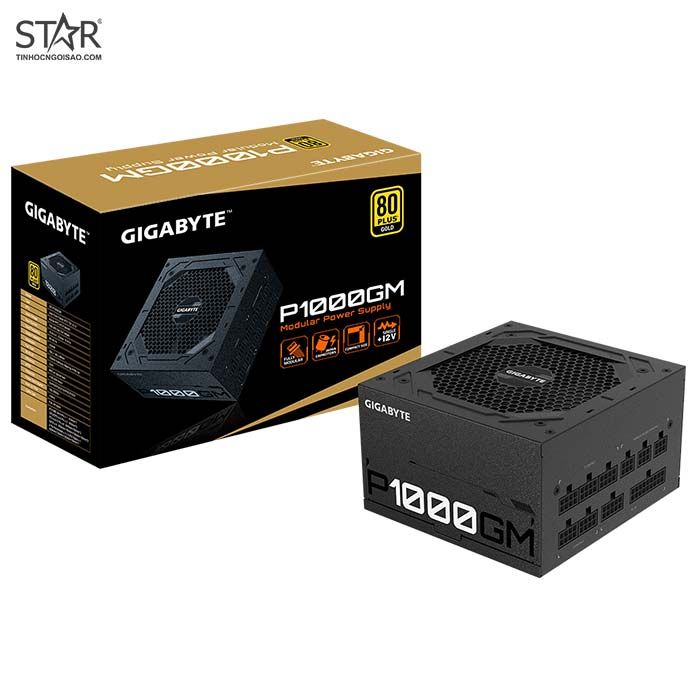 Nguồn Gigabyte GP-P1000GM 1000W 80 Plus Gold Full Modular