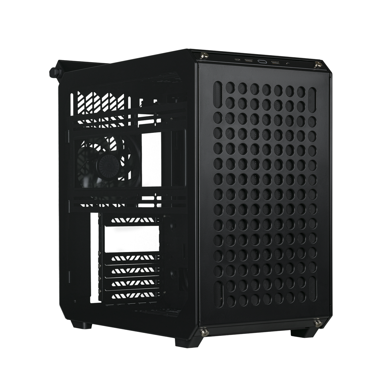 Thùng máy Case Cooler Master Qube 500 Flatpack Black Edition | Mid Tower, E-ATX