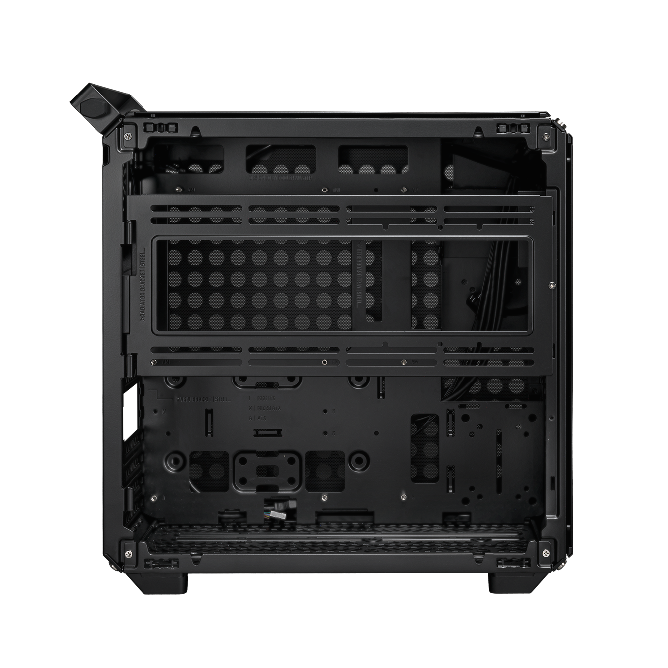 Thùng máy Case Cooler Master Qube 500 Flatpack Black Edition | Mid Tower, E-ATX