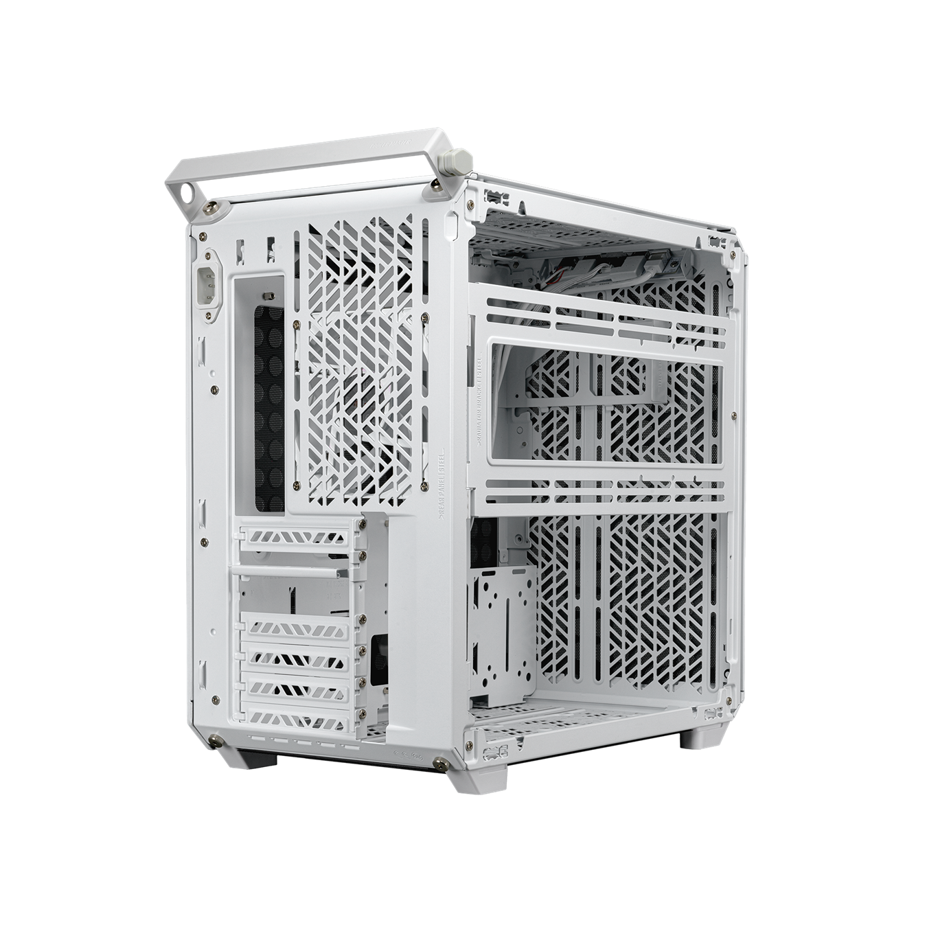 Thùng máy Case Cooler Master Qube 500 Flatpack White Edition | Mid Tower, E-ATX