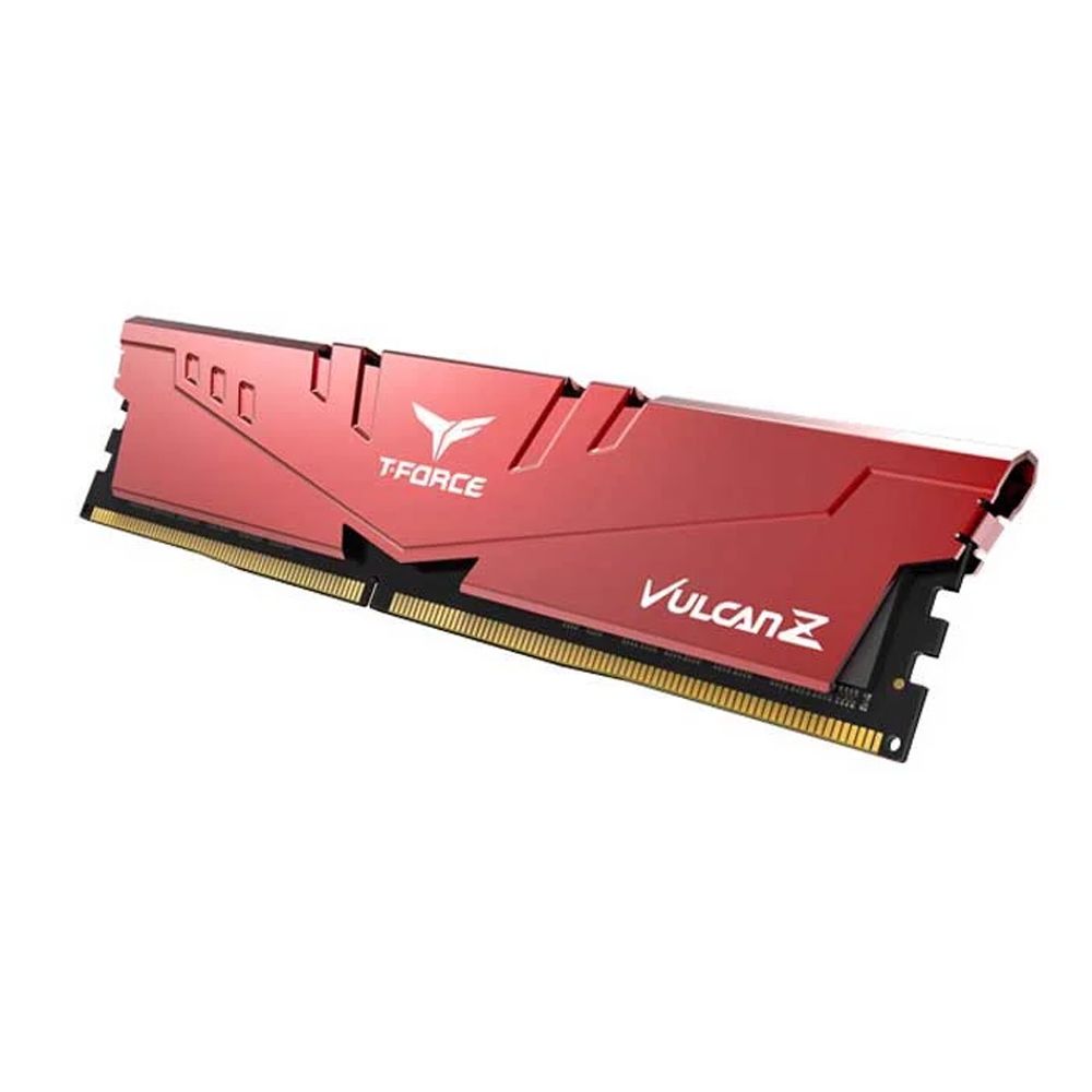 Ram PC TeamGroup T-Force Vulcan Z 8GB DDR4 3600Mhz Red (1x 8GB) (TLZRD48G3600HC18J01)