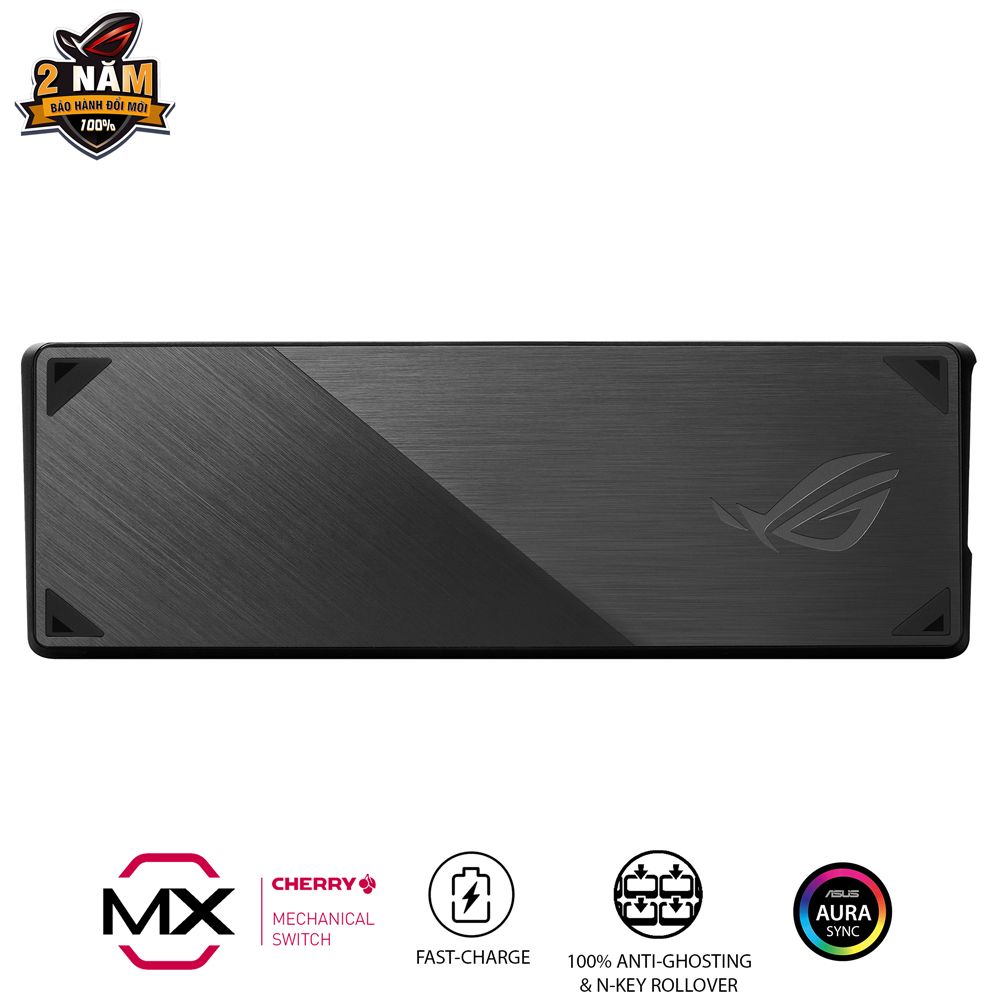 Bàn phím cơ không dây Asus ROG Falchion - Switch Cherry Blue (Đen)