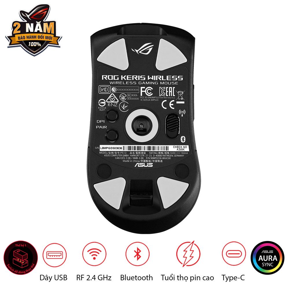 Chuột Gaming Asus ROG Keris Wireless