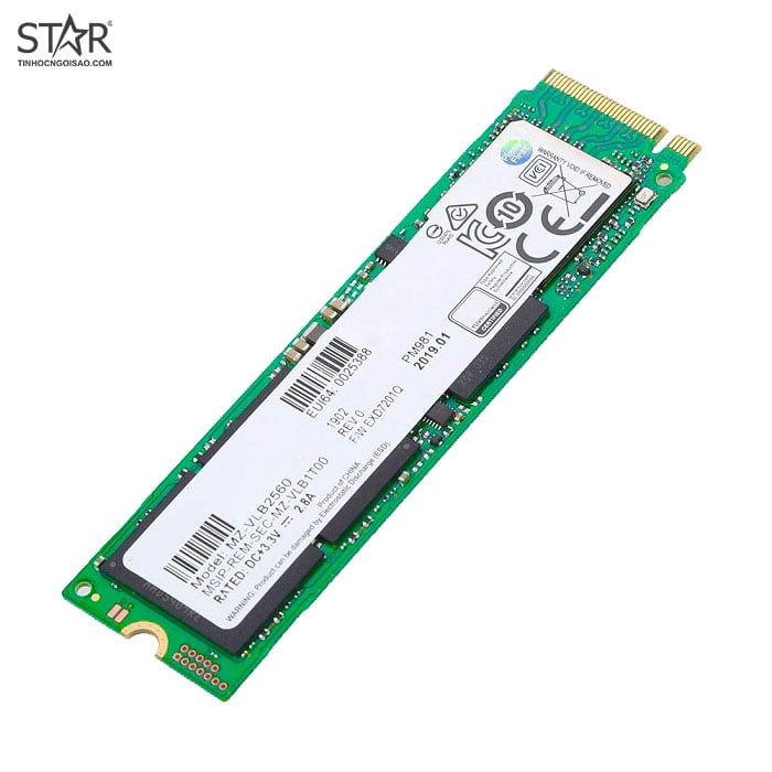 Ổ cứng SSD 256G Samsung PM981 M.2 NVMe PCIe 2280 (MZ-VLB2560)