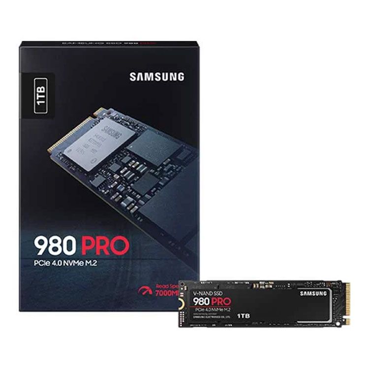 Ổ Cứng SSD 1TB Samsung 980 Pro NVMe PCIe Gen 4.0 x4 V-NAND M.2 2280 (MZ-V8P1T0BW)