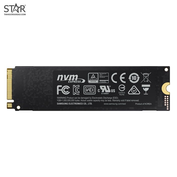 Ổ cứng SSD 500G Samsung 970 EVO Plus M.2 NVMe PCIe Gen3x4 (MZ-V7S500BW)