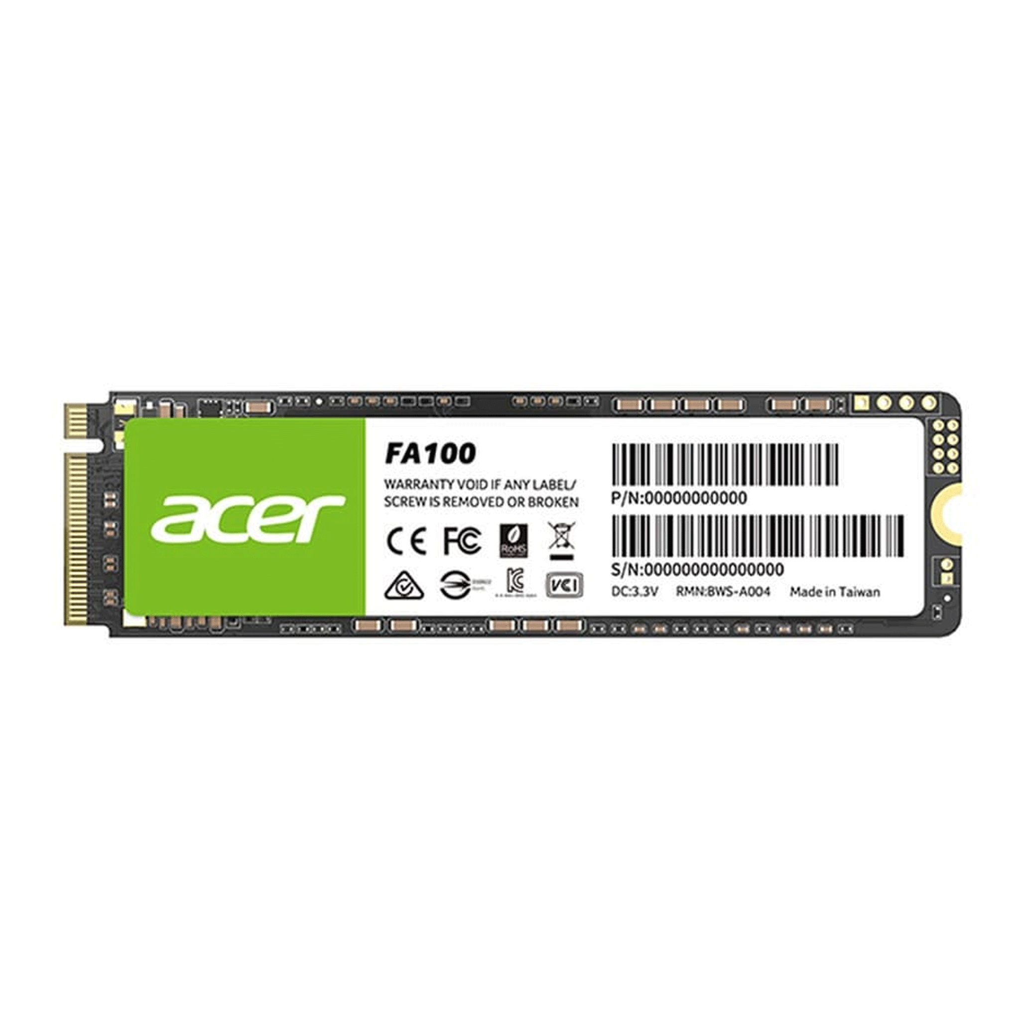 Ổ cứng SSD ACER FA100 2TB | M.2 PCIe Gen 3x4