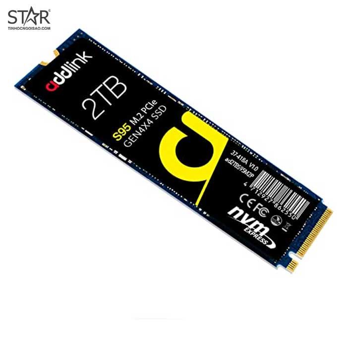 Ổ cứng SSD 2TB Addlink S95 M.2 2280 PCle Gen4x4 TLC (NVMe 1.4)