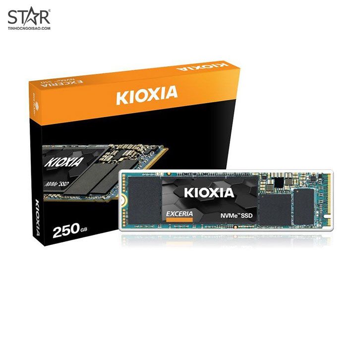 Ổ cứng SSD 250G KIOXIA M.2 NVMe PCIe 2280 BiCS FLASH TLC (LRC10Z250GG8)