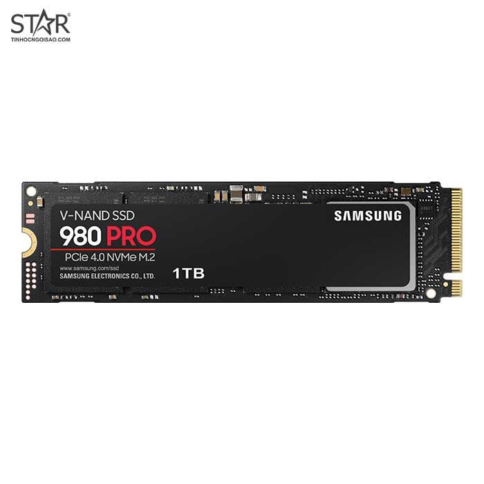 Ổ Cứng SSD 1TB Samsung 980 Pro NVMe PCIe Gen 4.0 x4 V-NAND M.2 2280 (MZ-V8P1T0BW)