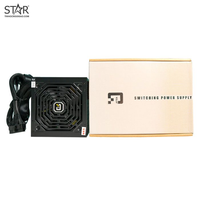 Nguồn Jetek STAR Power ST500 500W Plus + Dây Nguồn