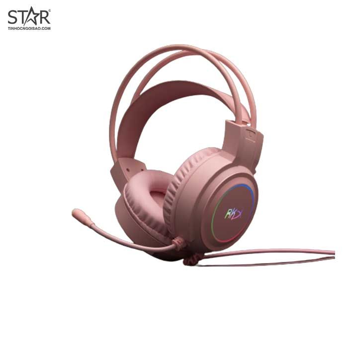 Tai nghe RKX 3.5 Gaming Không hộp (Hồng)