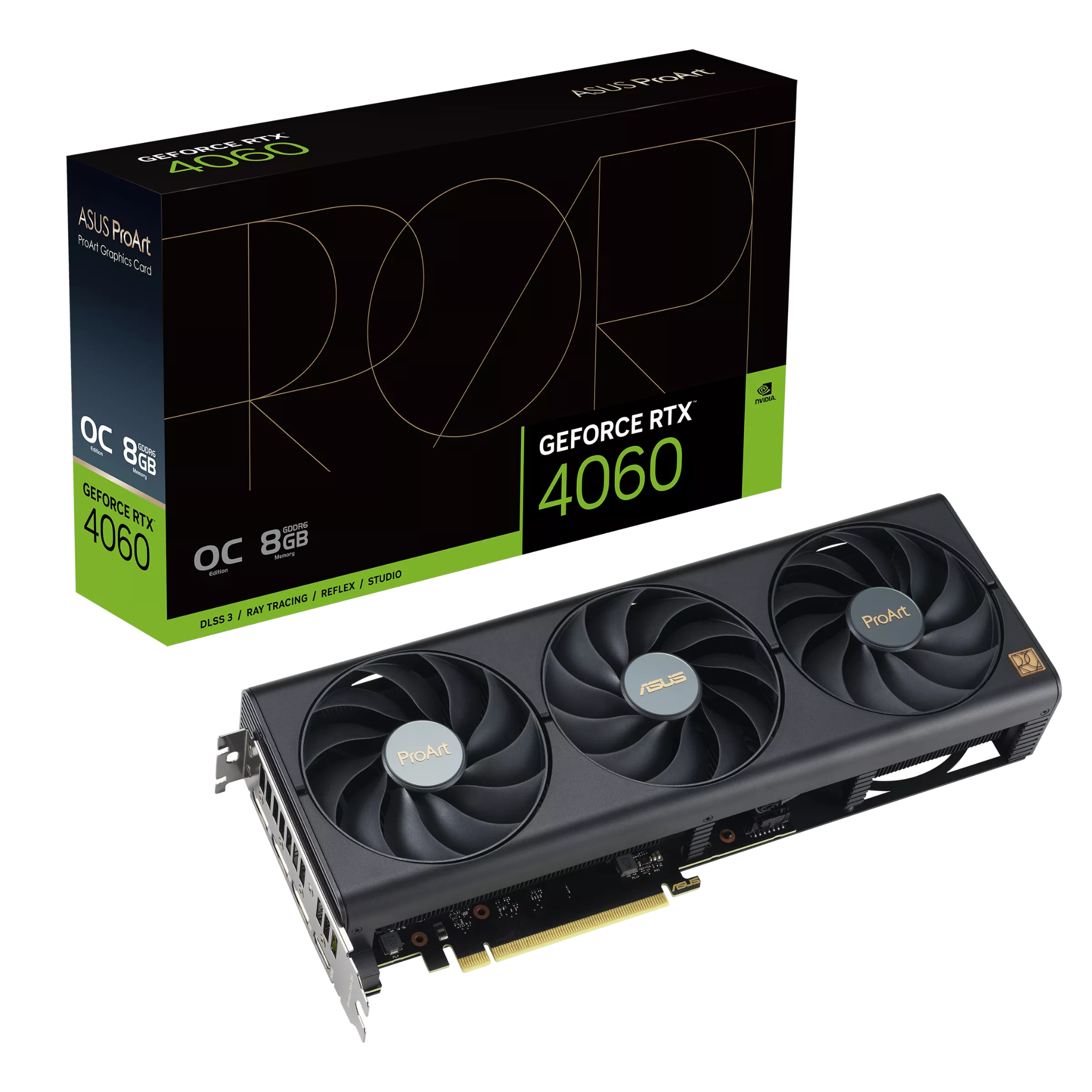 Card màn hình VGA ASUS ProArt GeForce RTX 4060 OC Edition 8GB GDDR6