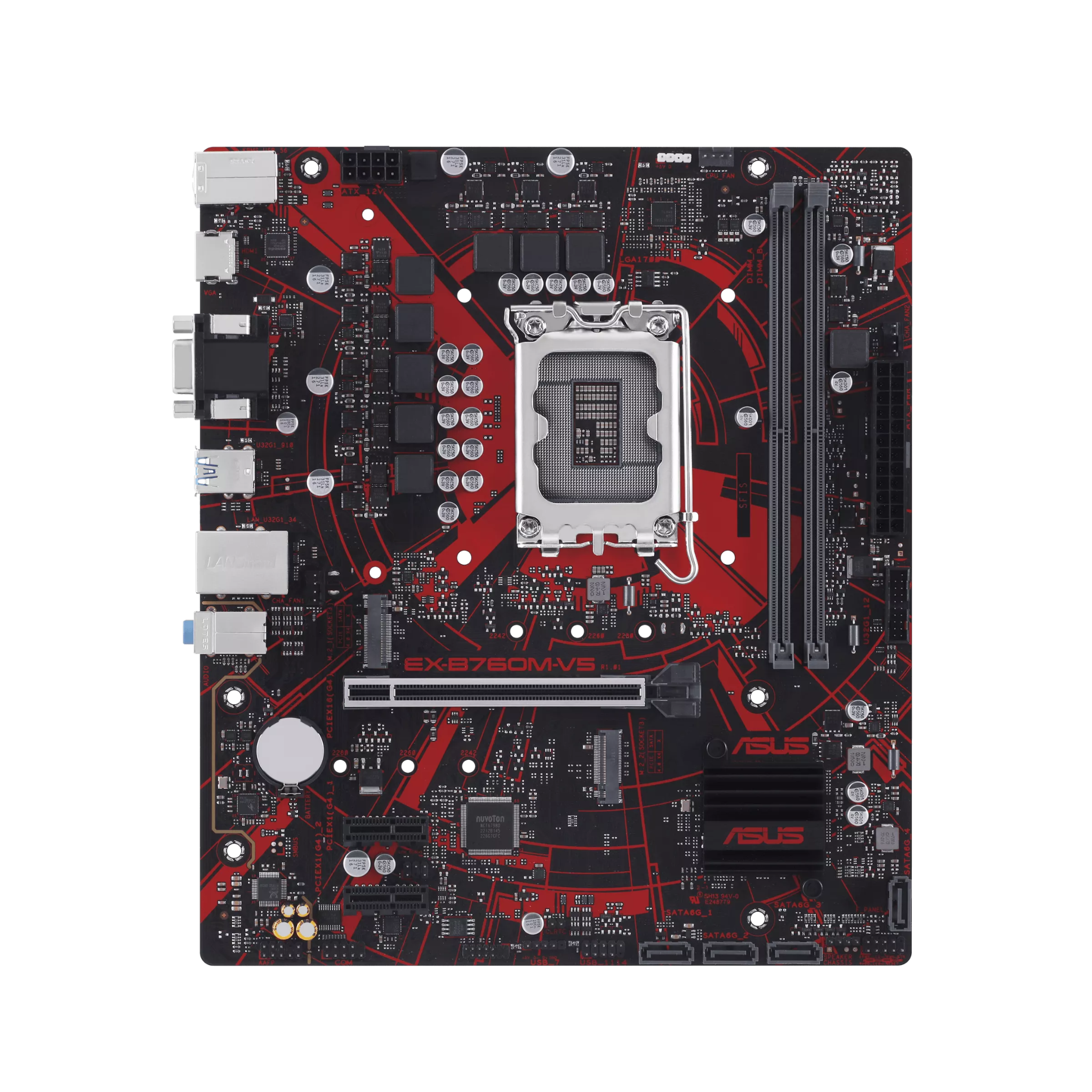 Mainboard ASUS EX-B760M-V5 | Intel B760, Socket 1700, mATX, 2 khe DDR5