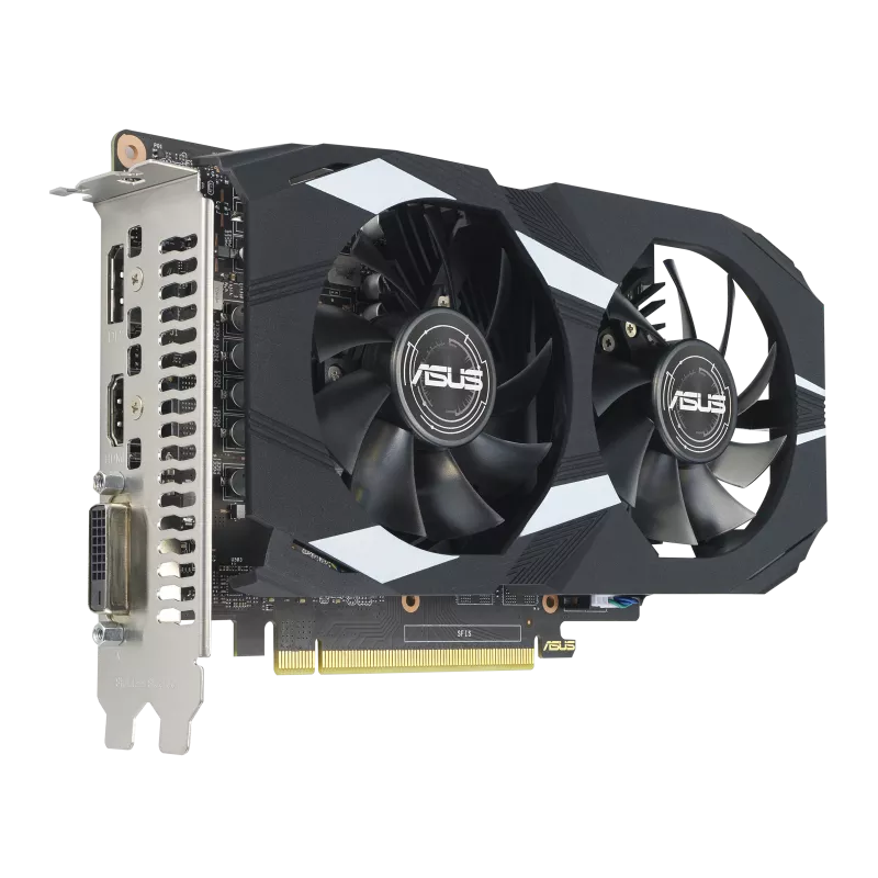 Card màn hình VGA ASUS Dual GeForce GTX 1650 OC Edition 4GB GDDR6 EVO