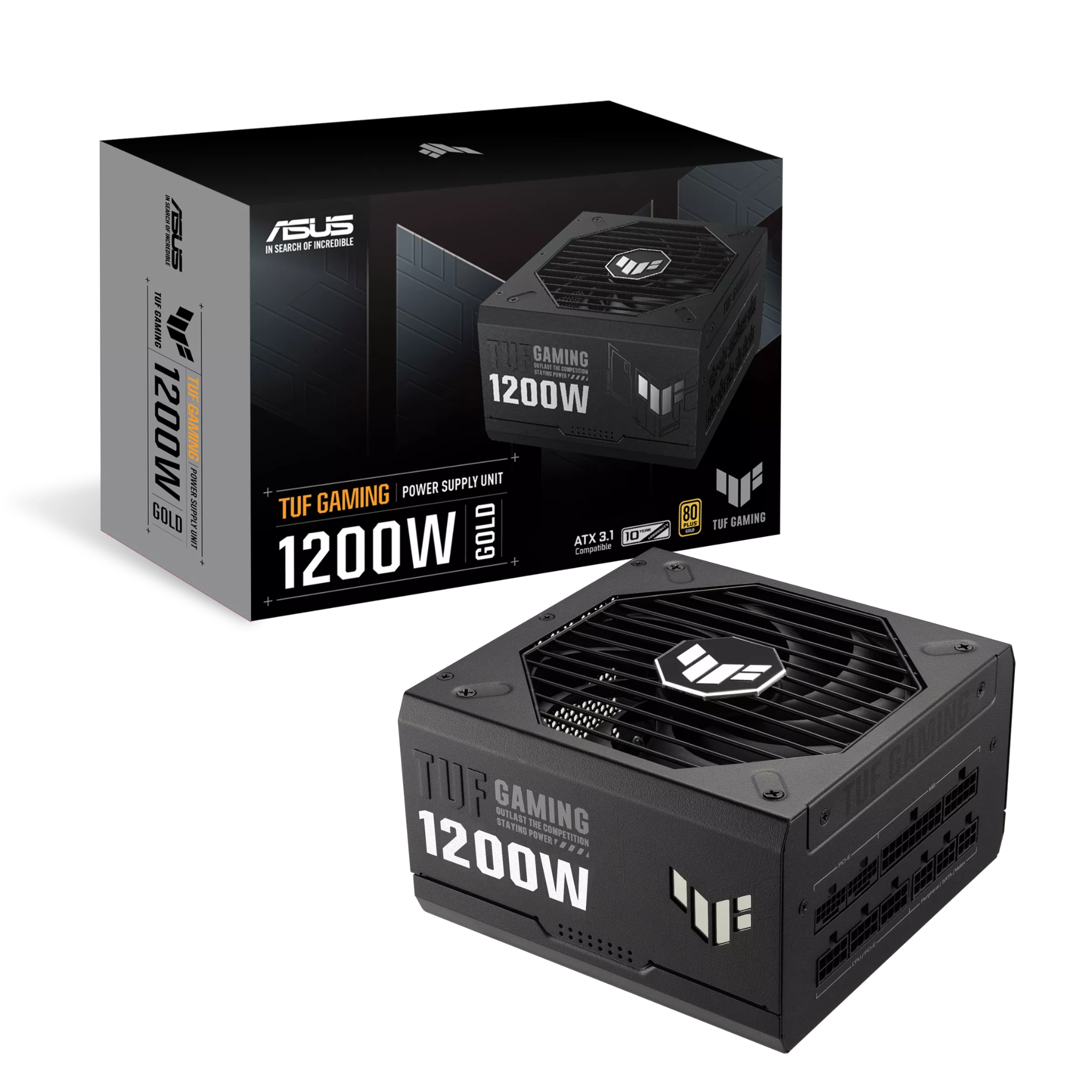 Nguồn ASUS TUF Gaming 1200W Gold | 1200W, 80 Plus Gold, Full Modular, PCIe 5.0