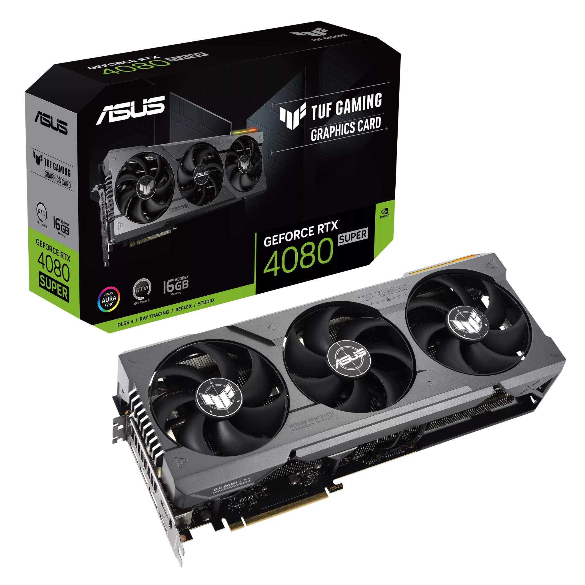 Card màn hình VGA ASUS TUF Gaming GeForce RTX 4080 SUPER 16GB GDDR6X (TUF-RTX4080S-16G-GAMING)