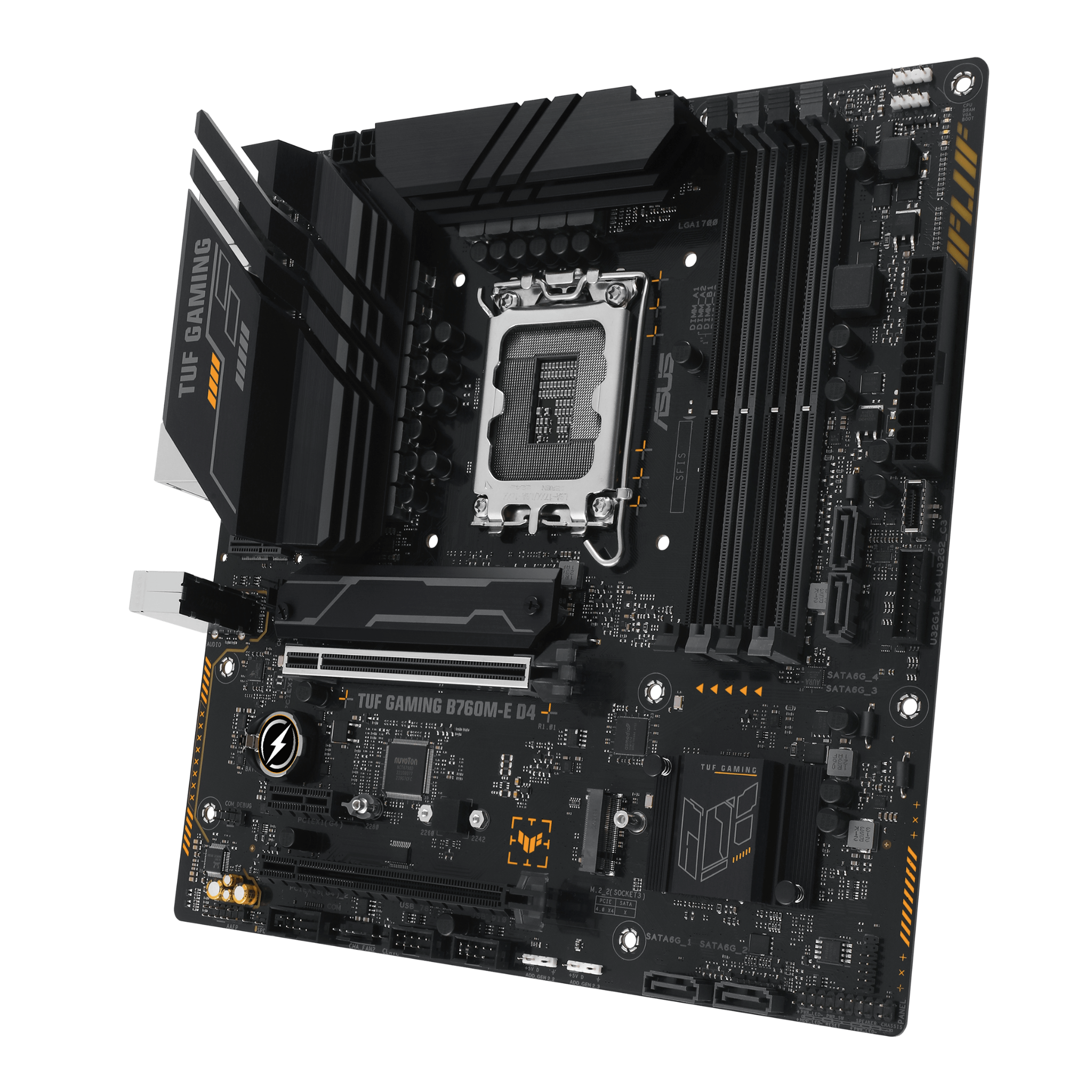 Mainboard ASUS TUF GAMING B760M-E D4 | Intel B760, Socket 1700, mATX, 4 khe DDR4