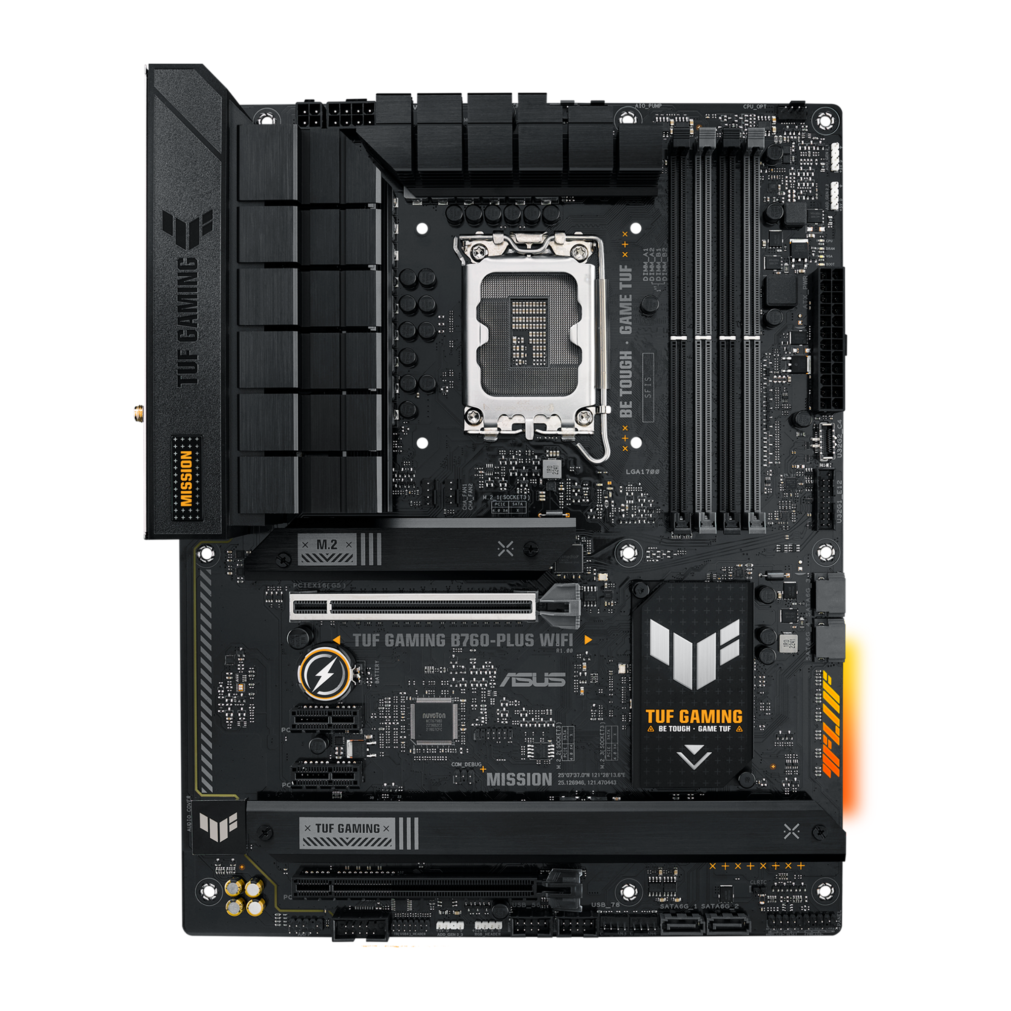 Mainboard Asus TUF Gaming B760-PLUS WIFI 90MB1ER0-M0EAY0 | Intel B760, Socket 1700, ATX, 4 khe DDR5