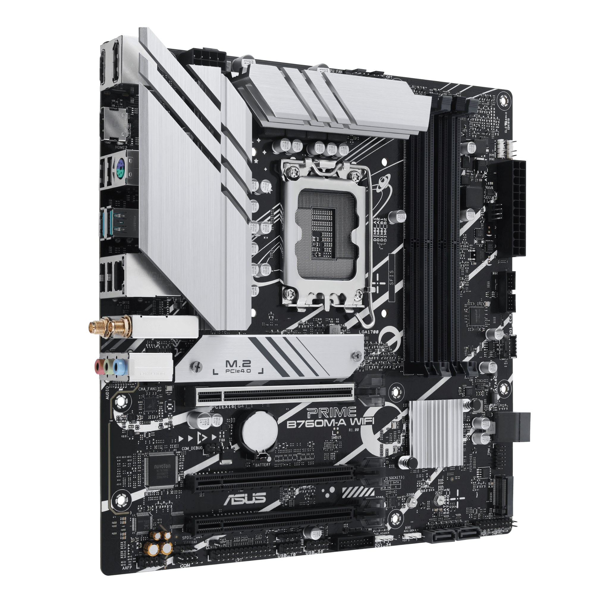 Mainboard Asus PRIME B760M-A WIFI 90MB1EL0-M0EAY0 | Intel B760, Socket 1700, mATX, 4 khe DDR5