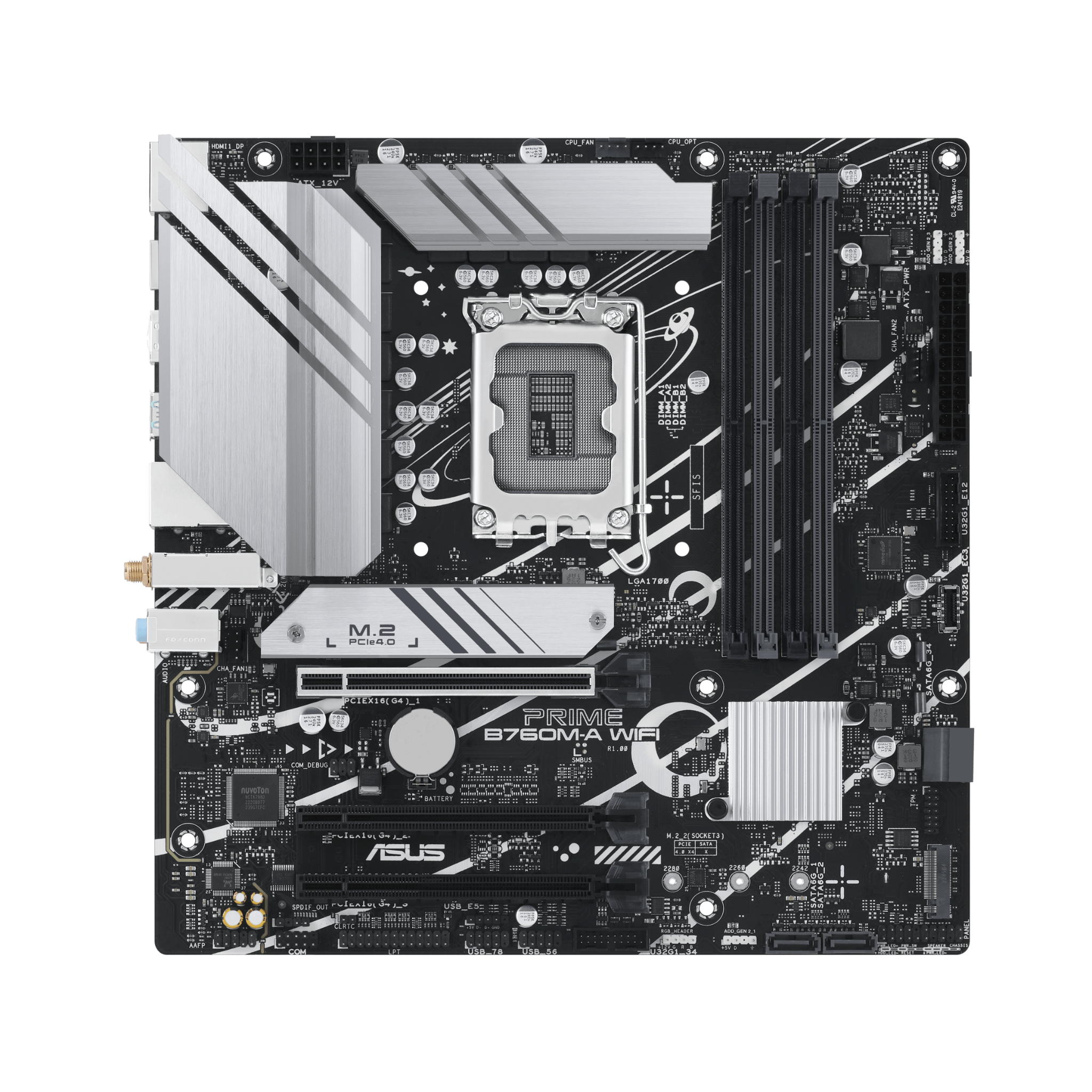 Mainboard Asus PRIME B760M-A WIFI 90MB1EL0-M0EAY0 | Intel B760, Socket 1700, mATX, 4 khe DDR5