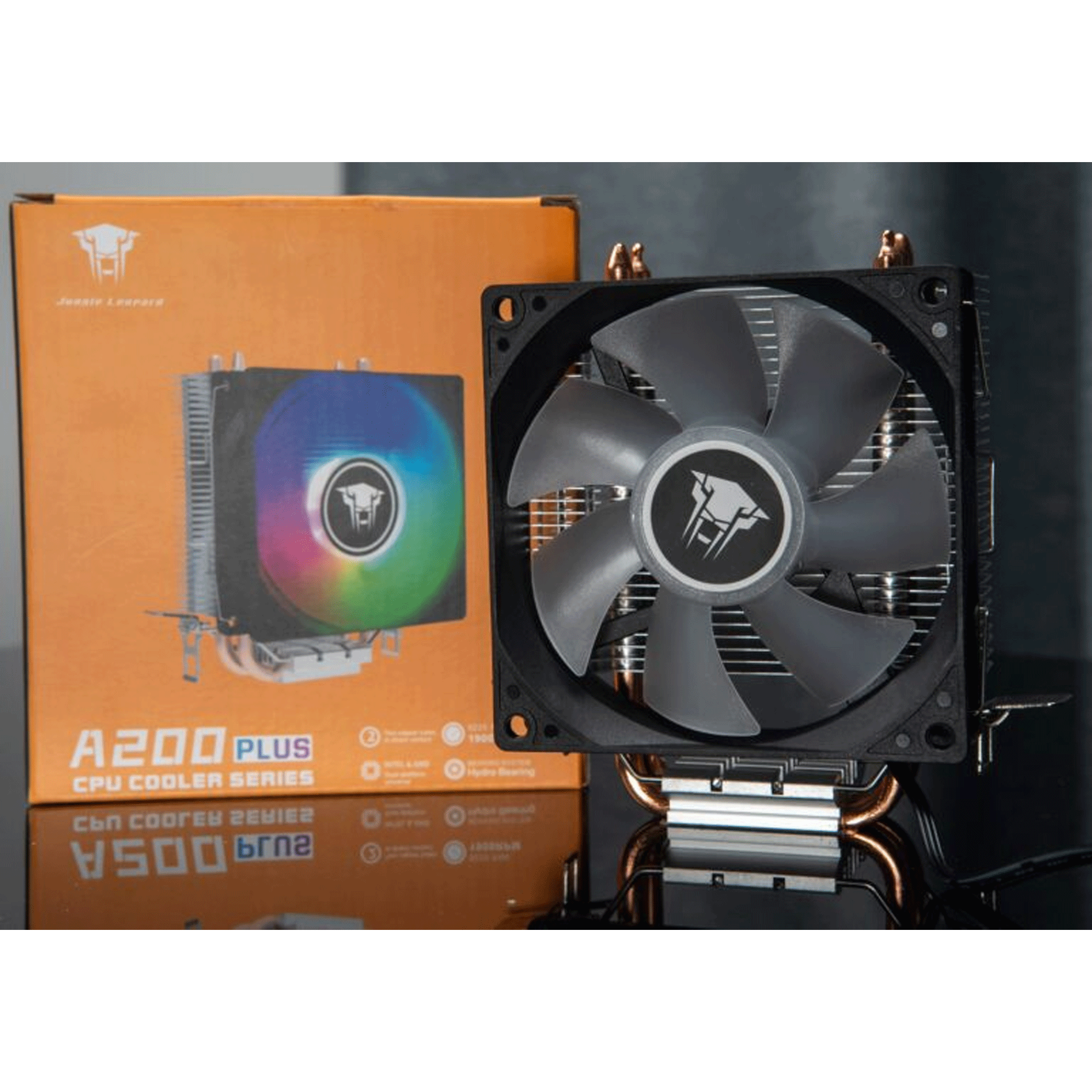 Tản nhiệt khí CPU Leopard A200 Plus - Đen | Fan 92mm led RGB
