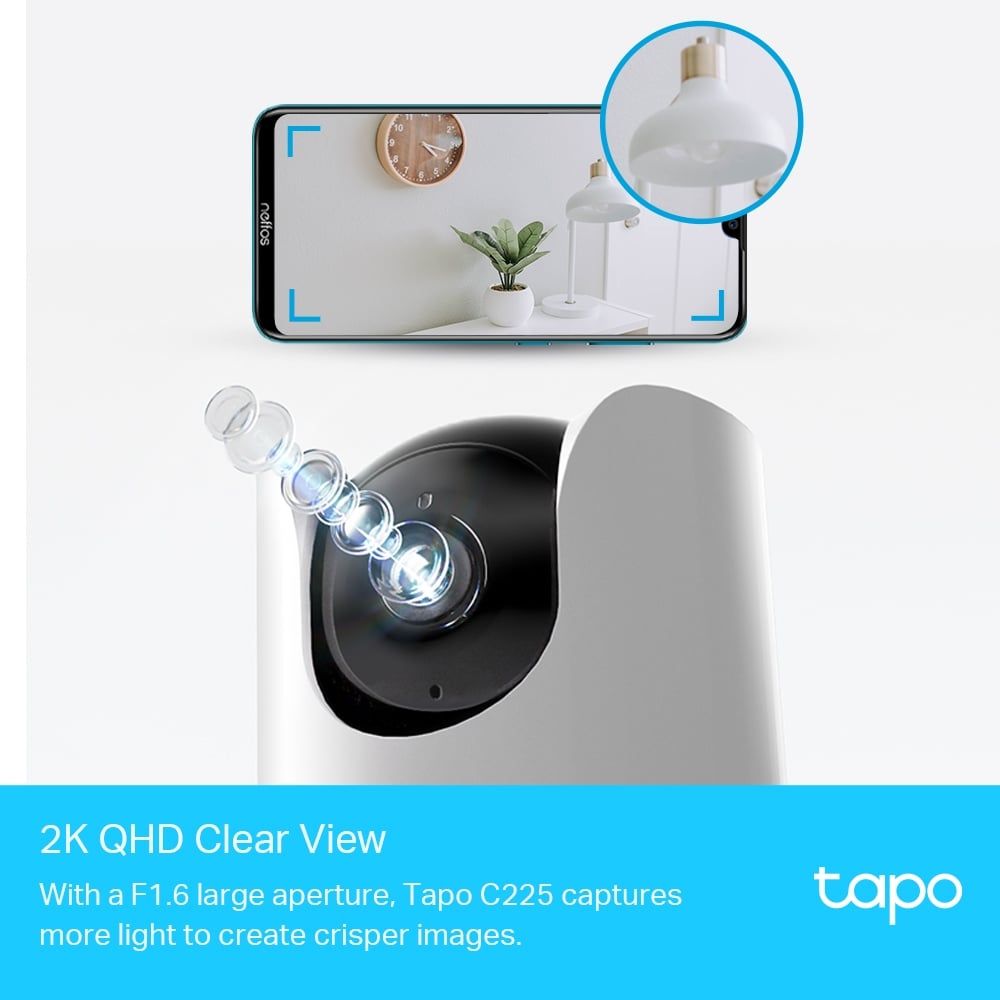 Camera IP WiFi TP-Link Tapo C225 | 360°, 2K, 4 MP