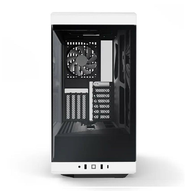 Thùng máy Case Hyte Y40 Black White - Kèm sẵn cáp Riser PCIe 4.0 (CS-HYTE-Y40-BW)