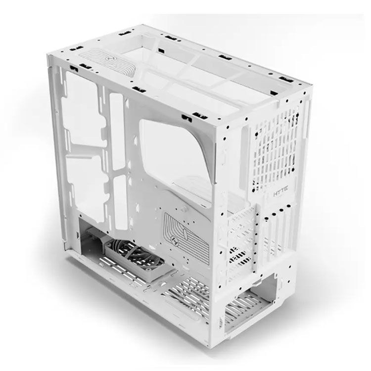 Thùng máy Case Hyte Y40 Snow White - Kèm sẵn cáp Riser PCIe 4.0 (CS-HYTE-Y40-WW)